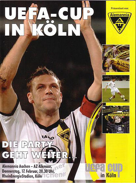 AZ Programma 17-feb-2005 Alemannia Aachen uit